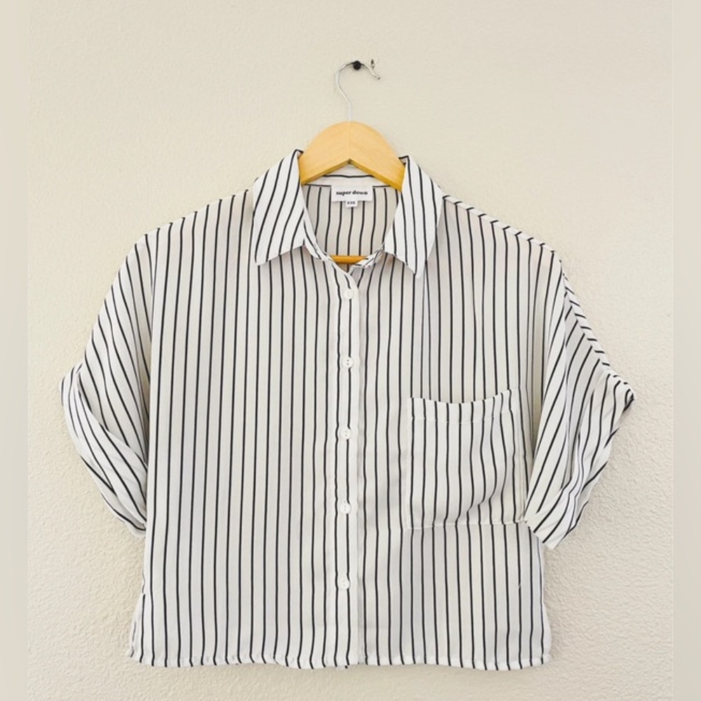 SuperDown | Revolve Striped Crop Top